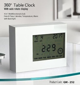 360 A° Table Clock